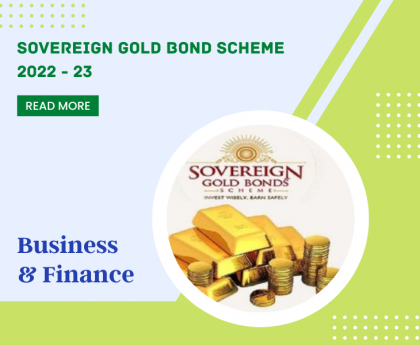 Sovereign Gold Bond Scheme 2022 - 23