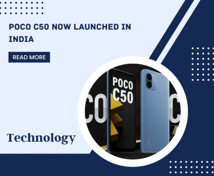 Poco C50 now launched in India
